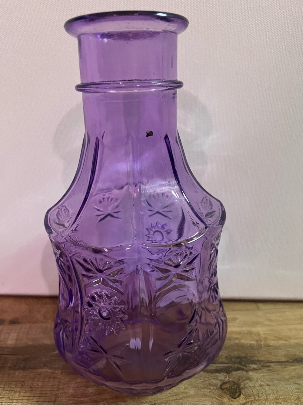 Purple Decorative Glass Vase - Brand Unspecified